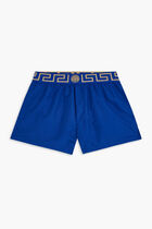GRECA BORDER SHORT SWIM SHORTS