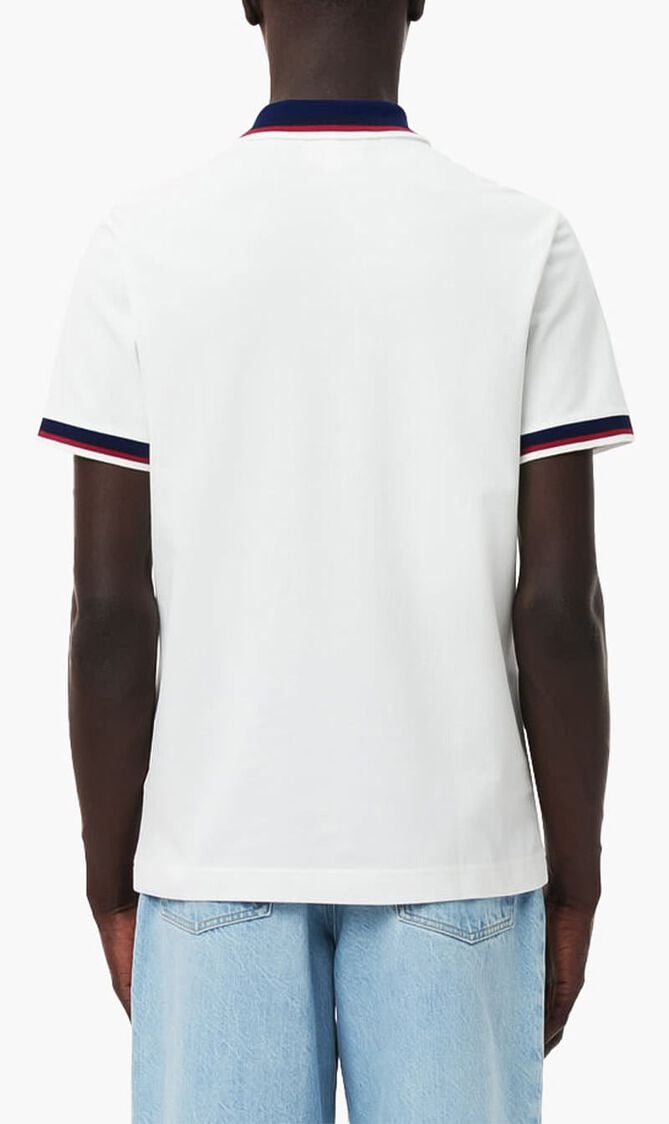 Regular Fit Contrast Collar Polo Shirt