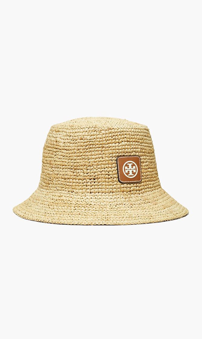 STRAW BUCKET HAT