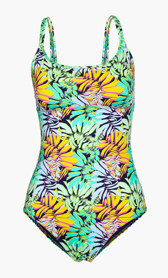 Round Neckline One Piece
