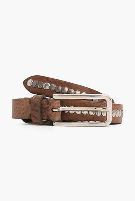 Stud Leather Belt