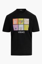 T-SHIRT COMPACT COTTON JERSEY FABRIC + VERSACE POP JEWELS PRINT