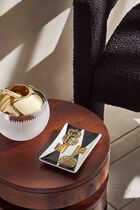 Rectangular ashtray Chiavi and Rombi