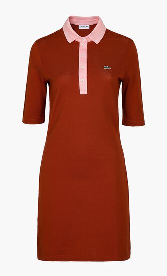 Cotton Pique Polo Dress