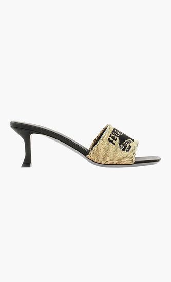 Zenobia 55 Logo Jacquard Mules