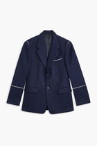LIGHT WOOL FELT 2 BUTTONS JACKET