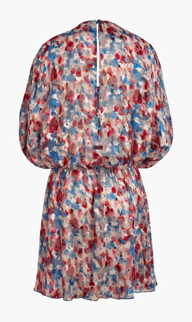 Flowers in the Sky Viscose Fluid Cover-up