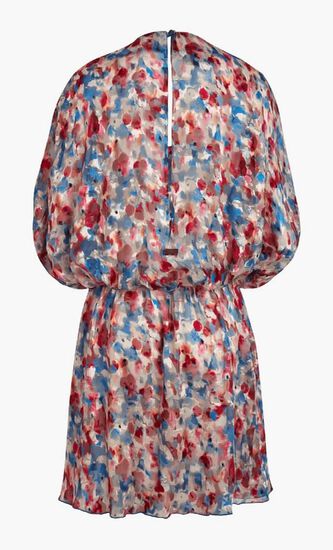Flowers in the Sky Viscose Fluid Cover-up