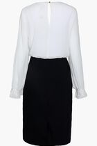 Exaggerated Sleeve Detail Dress