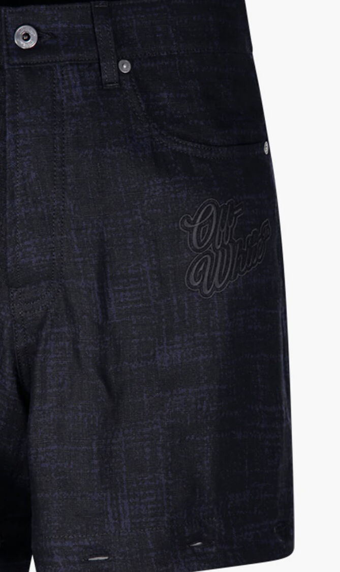 90SLOGO LINEN BUTT CARGO PANT SALONE BL