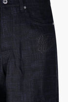 90SLOGO LINEN BUTT CARGO PANT SALONE BL