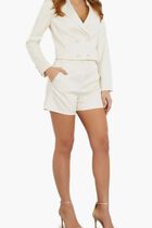 High Rise Satin Shorts