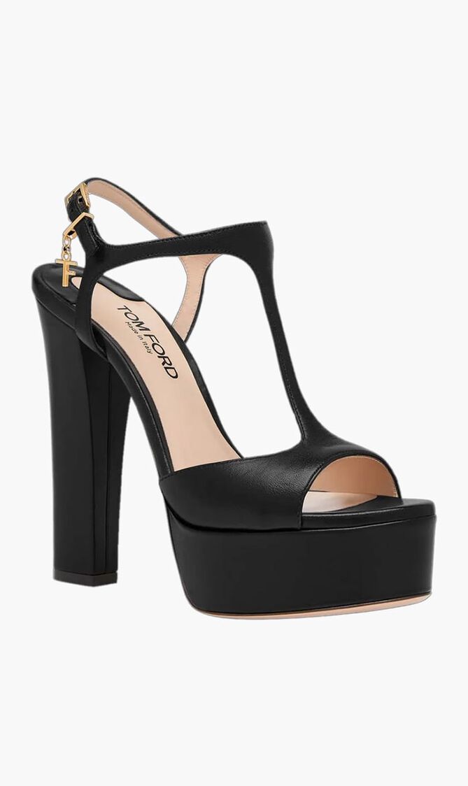 Angelina Platform Leather Sandals