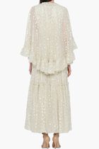 Harper Lurex Cape Gown