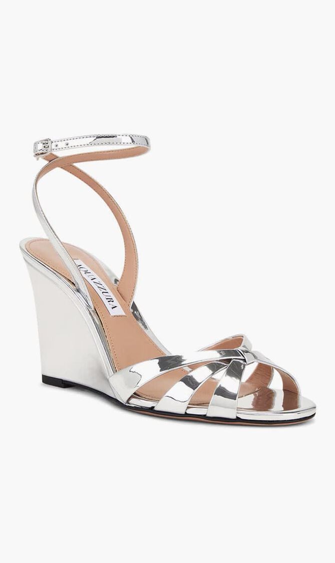 Tati Metallic Wedge Sandal