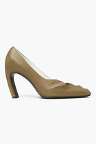 SCULPTED PEEP TOE PUMP 90MM