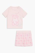 Smiley Cat T-shirt and Shorts Set