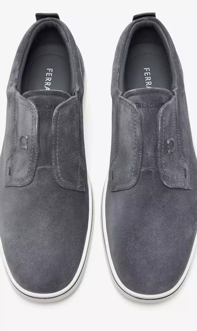 Suede Slip On Sneakers