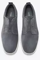 Suede Slip On Sneakers