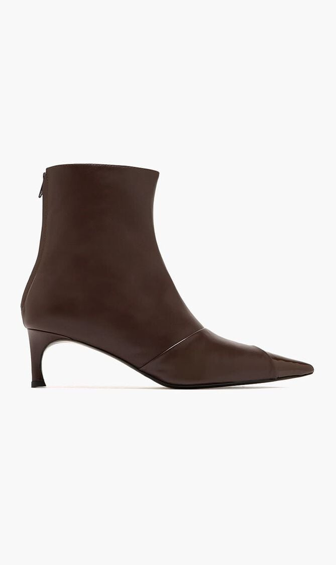 STRETCH LEATHER BOOT