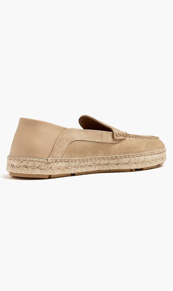 Logo Suede Espadrilles