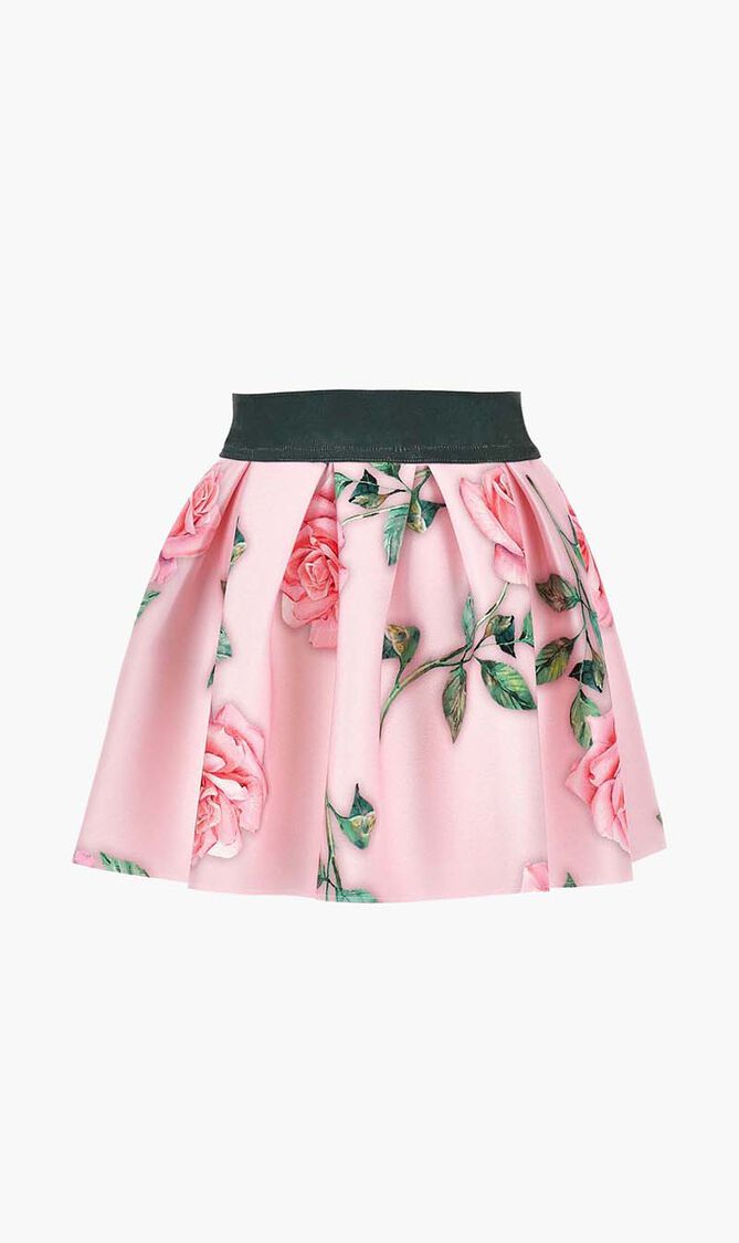 Rose Print Skirt
