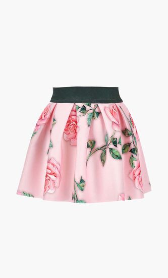 Rose Print Skirt