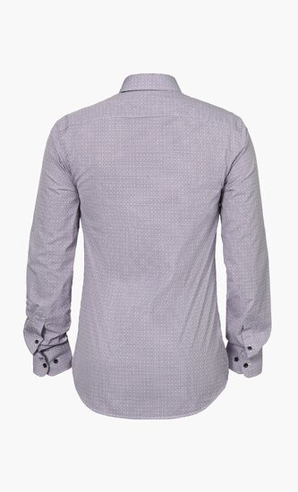 Regular Fit Miami Collar Micro Shirt