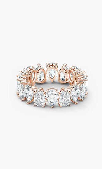 SJC VITTORE RING PEAR CZWH/ROS 2 60 MM SJC VITTORE RING PEAR CZWH/ROS 2 60 MM