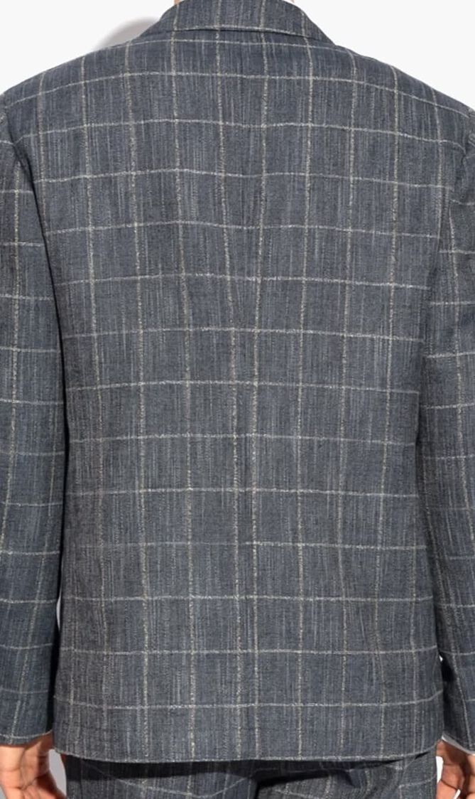 Checked Blazer