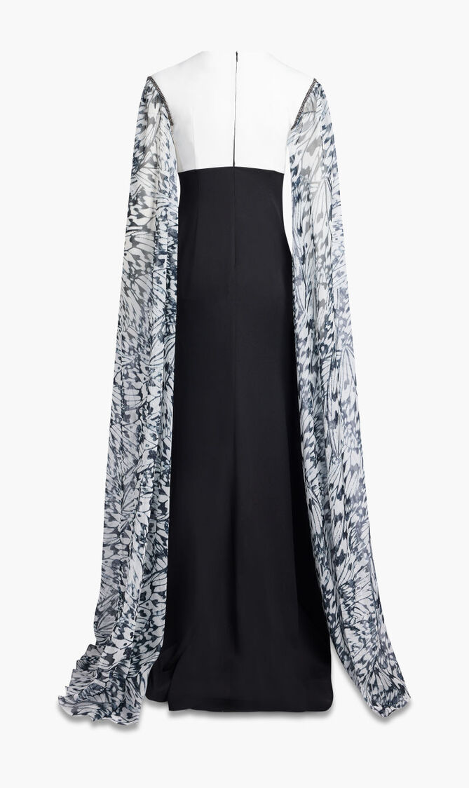 TOP WHITE, SKIRT BLACK