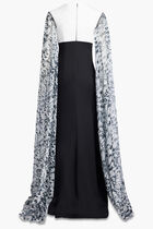 TOP WHITE, SKIRT BLACK