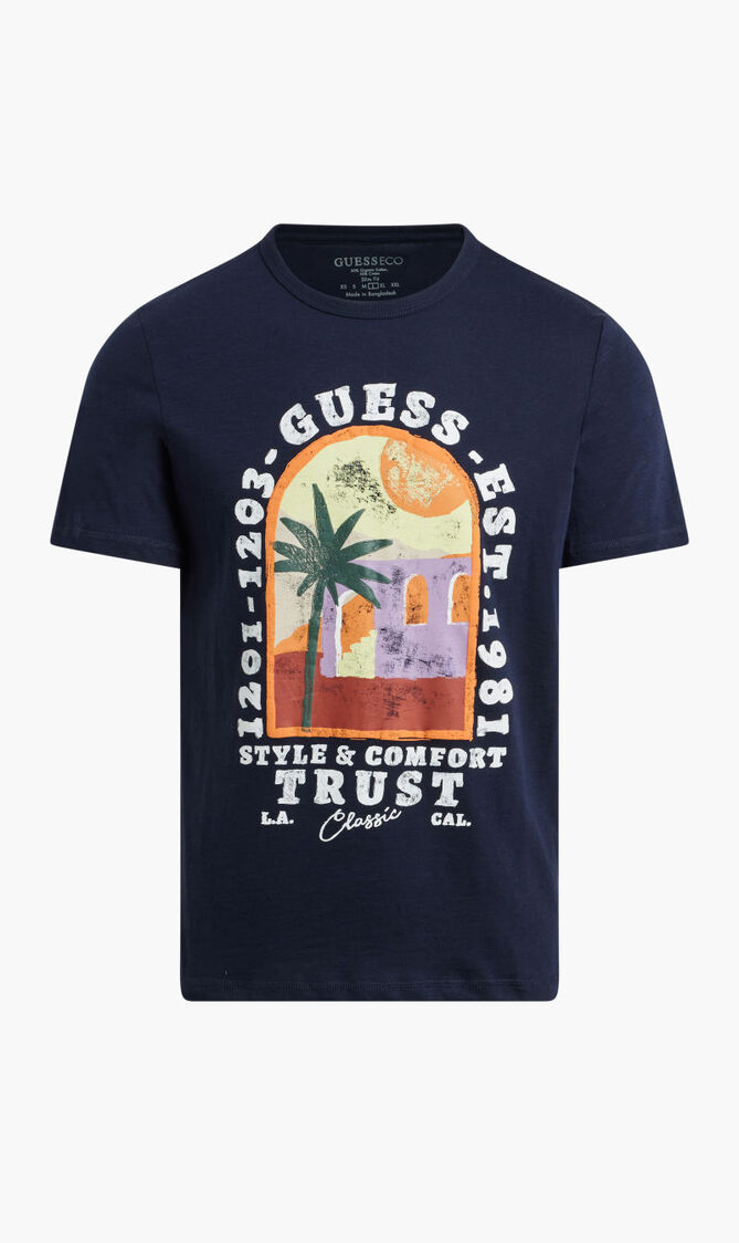 SS CN PALM WINDOW TEE