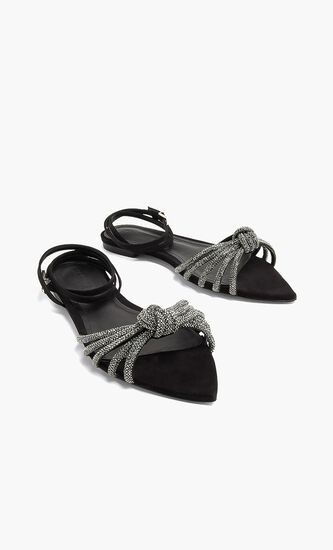 Knotted Flat Sandals