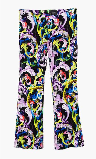 Barocco Kids Print Leggings