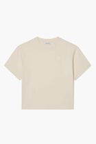 Oversized Wash Effect Badge T-shirt