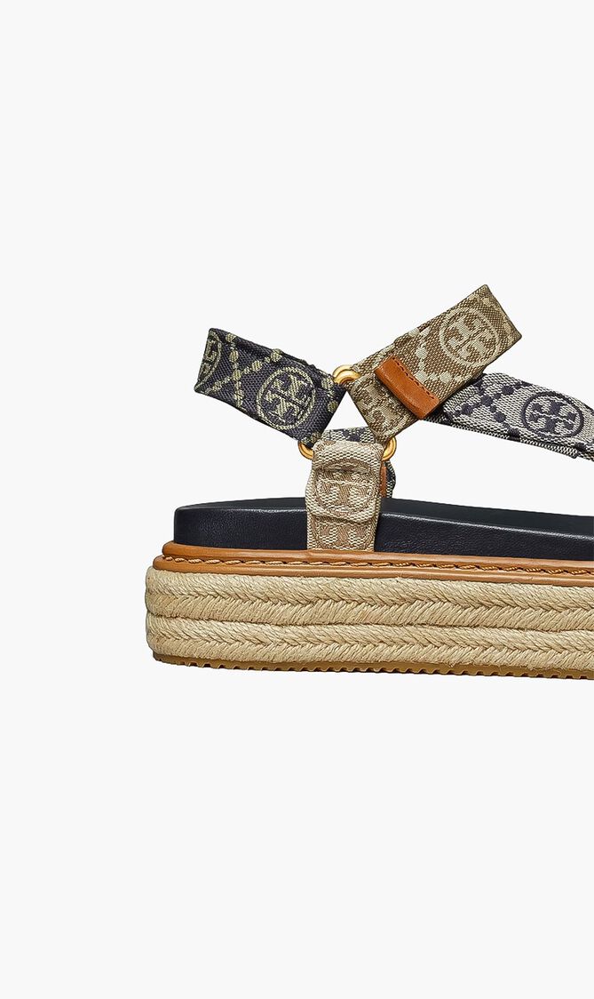 T Monogram Rope Sport Sandal