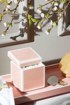 Paris Pink Lacquer Cube Box