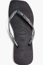 Slim Square Logo Flip Flops