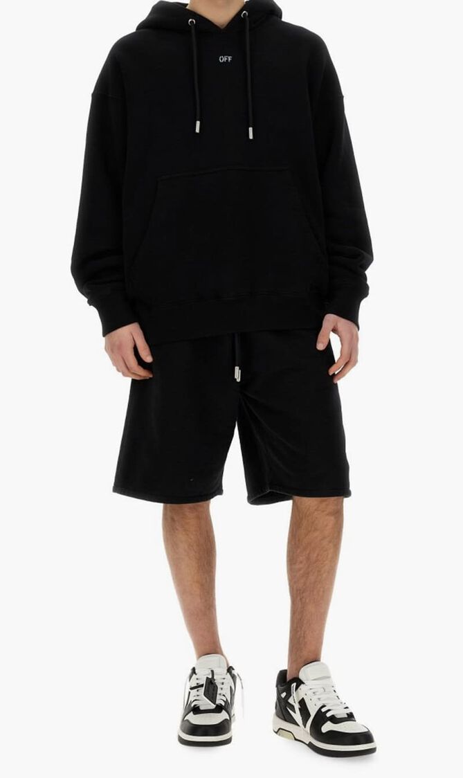 CORNELY DIAGS SKATE SWEATSHOR BLACK WHIT