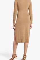 Wool Blend Turtleneck Dress