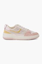 Mesh Suede Lace Up Sneakers