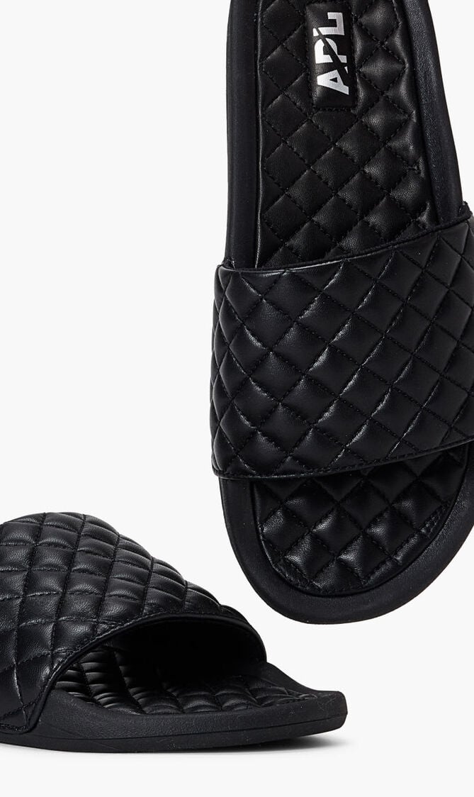 WOMENS LUSSO SLIDE BLACK WOMENS LUSSO SLIDE BLACK