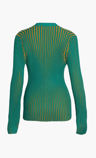 Plaited Rib Cardigan