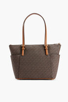 Jet Set Logo Zip Tote Bag