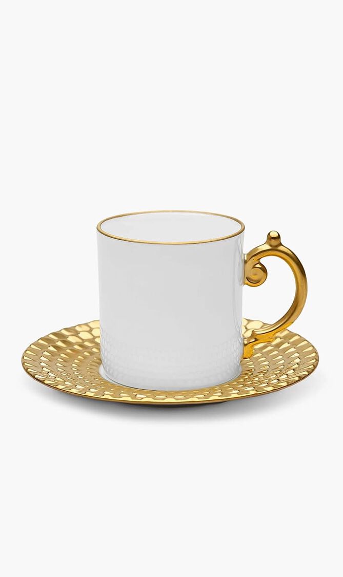 Aegean Espresso Cup and Saucer, Set of 2