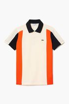 Cotton Pique Colourblock Polo Shirt