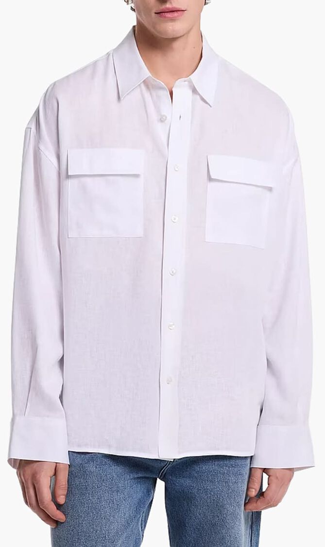 Oversized Linen Shirt