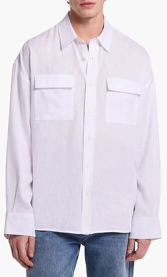 Oversized Linen Shirt