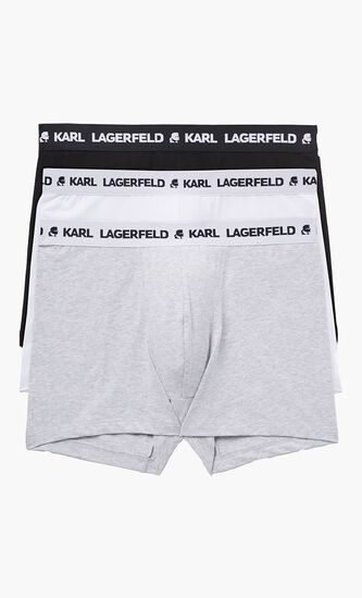 Logo Monochrome Trunks - 3 Pack